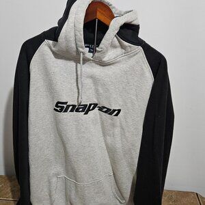 Hoodie Mens Snap On Hooded Sweatshirt Size XXL